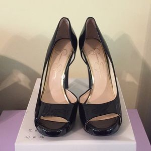 Jessica Simpson Patent Leather Black Pumps
